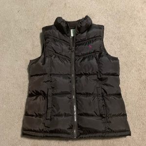 Old Navy Brown Puffer Vest. Size Small in women’s